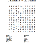 CatmasEve Word Search