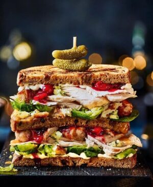Leftover Turkey Sandwich