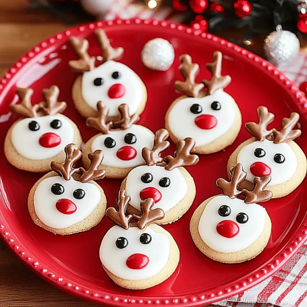 Rudolph the Red-Nosed Reindeer Cookies